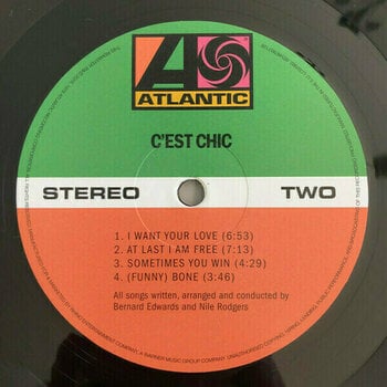 Vinyl Record Chic - C'est Chic (LP) - 4