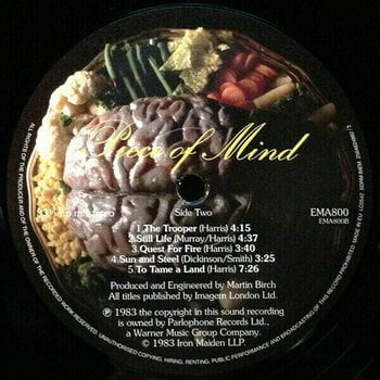 Vinyl Record Iron Maiden - Piece Of Mind (Limited Edition) (LP) - 4