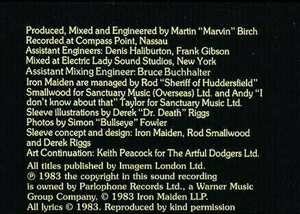 Vinyl Record Iron Maiden - Piece Of Mind (Limited Edition) (LP) - 6