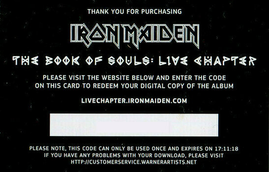 Vinyl Record Iron Maiden - The Book Of Souls: Live Chapter (3 LP) - 16