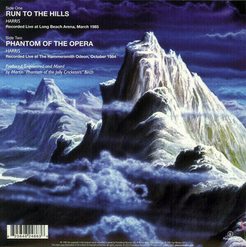 Vinylskiva Iron Maiden - Run To The Hills - Live (7" Vinyl) - 2