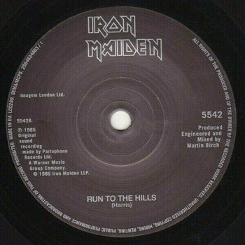 Vinylskiva Iron Maiden - Run To The Hills - Live (7" Vinyl) - 3