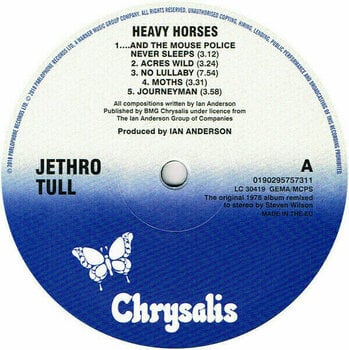 Hanglemez Jethro Tull - Heavy Horses (LP) - 3