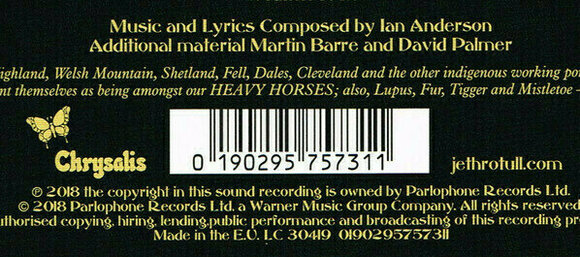 Vinyl Record Jethro Tull - Heavy Horses (LP) - 23