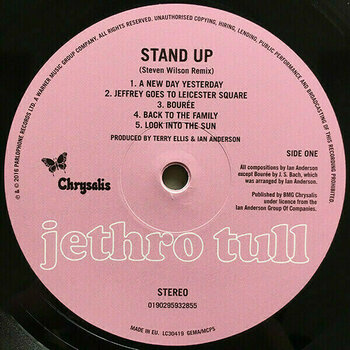 Vinyl Record Jethro Tull - Stand Up (Steven Wilson Remix) (LP) - 4