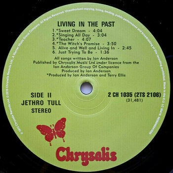 Vinyylilevy Jethro Tull - Living In The Past (LP) - 25