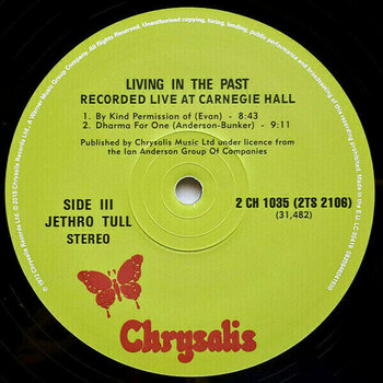 Hanglemez Jethro Tull - Living In The Past (LP) - 26