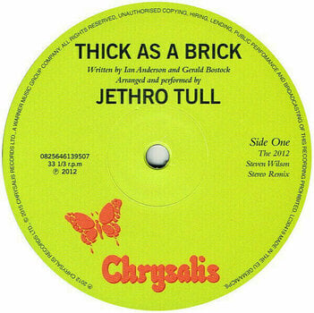 Vinyl Record Jethro Tull - Thick As A Brick (LP) - 2