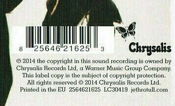 Vinyl Record Jethro Tull - Warchild - 40Th Anniversary Theatre Edition (LP) - 20