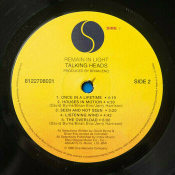 Vinyl Record Talking Heads - Remain In Light (LP) - 6