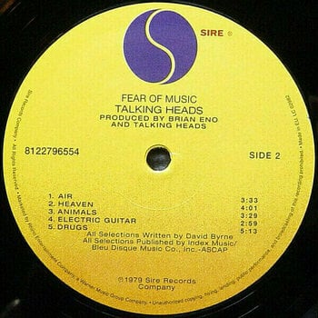 LP Talking Heads - Fear Of Music (LP) - 4