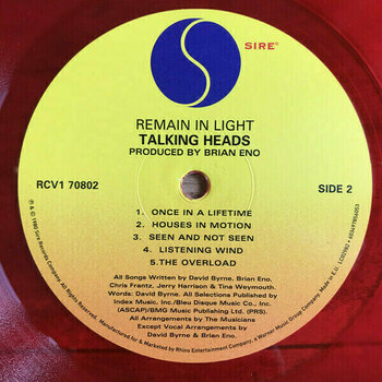 Vinyl Record Talking Heads - RSD - Remain In Light (LP) - 4