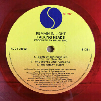Vinyl Record Talking Heads - RSD - Remain In Light (LP) - 3
