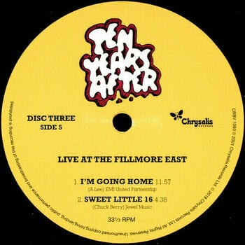 Vinylskiva Ten Years After - Live At The Fillmore East (3 LP) - 12
