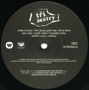 Vinyl Record Tři Sestry - Na Kovarne, To Je Narez (LP) - 3