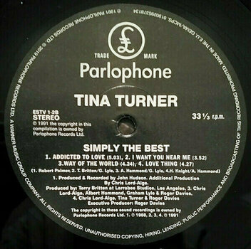 Schallplatte Tina Turner - Simply The Best (LP) - 11