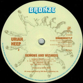 Vinyl Record Uriah Heep - Demons And Wizards (LP) - 8