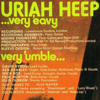 Disque vinyle Uriah Heep - Very 'Eavy, Very 'Umble (LP) - 6