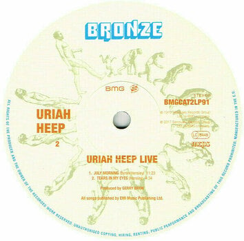 Hanglemez Uriah Heep - RSD - Live (LP) - 6
