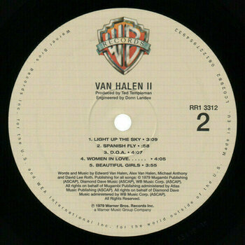 Vinyylilevy Van Halen - Van Halen II (Remastered) (LP) - 3