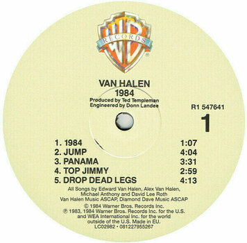 Disco de vinilo Van Halen - 1984 (LP) - 2