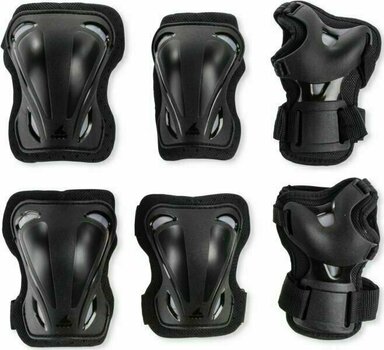 Inline and Cycling Protectors Rollerblade Skate Gear 3 Pack Black S - 2