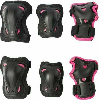Inline and Cycling Protectors Rollerblade Skate Gear Junior 3 Black-Pink 3XS - 2