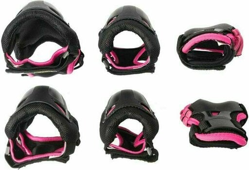 Ochraniacze na rowery / Inline Rollerblade Skate Gear Junior 3 Czarny-Różowy 3XS - 4