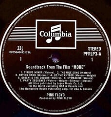 Vinyl Record Pink Floyd - More (Ost) (2011 Remastered) (LP) - 1