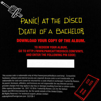Disco de vinil Panic! At The Disco - Death Of The Bachelor (LP) - 7