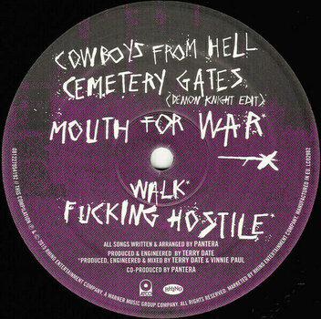 Disco de vinil Pantera - History Of Hostility (LP) - 4