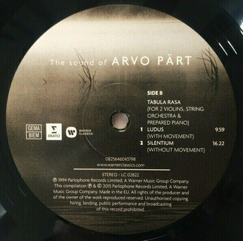Disque vinyle Arvo Part - Arvo Part (LP) - 5