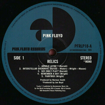 Vinyl Record Pink Floyd - Relics (LP) - 2
