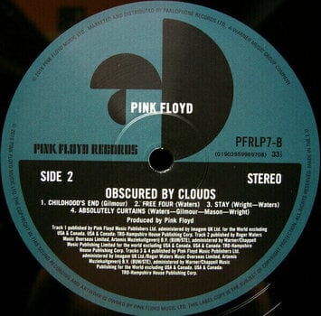 Disc de vinil Pink Floyd - Obscured By Clouds (2011 Remastered) (LP) - 3