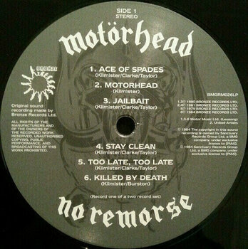 Vinyl Record Motörhead - No Remorse (LP) - 7