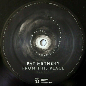 Vinyl Record Pat Metheny - From This Place (LP) - 6