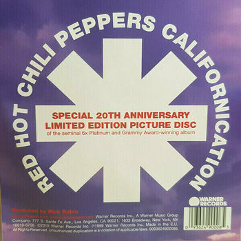 Disque vinyle Red Hot Chili Peppers - Californication (Picture Vinyl) (LP) - 2