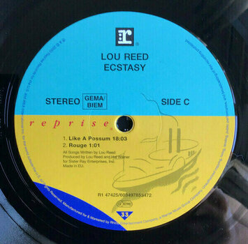 Disco de vinilo Lou Reed - RSD - Ecstasy (LP) - 7