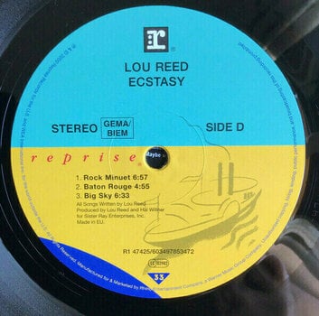 Disque vinyle Lou Reed - RSD - Ecstasy (LP) - 8