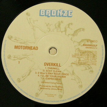 Disco in vinile Motörhead - Overkill (LP) - 3