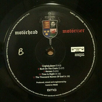 Disco de vinilo Motörhead - Motorizer (LP) - 8