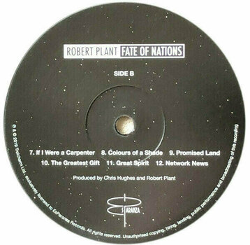 Vinyl Record Robert Plant - RSD - Fate Of Nations (LP) - 5