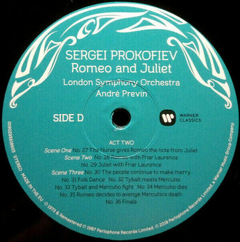 Vinyl Record Andre Previn - Andre Previn – Prokofiev: Romeo And Juliet (3 LP) - 3