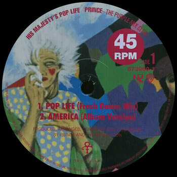 Vinyl Record Prince - RSD - His Majesty'S Pop Life / The Purple Mix Club (LP) - 4
