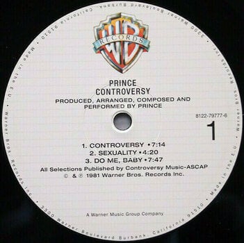 Vinylskiva Prince - Controversy (LP) - 3