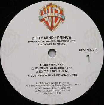 Vinyl Record Prince - Dirty Mind (LP) - 3