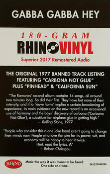 Vinyl Record Ramones - Leave Home (Remastered) (LP) - 12