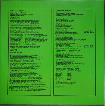 Vinyl Record Yes - Close To The Edge (LP) - 5
