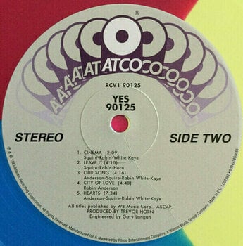 Disco de vinil Yes - 90125 (LP) - 6