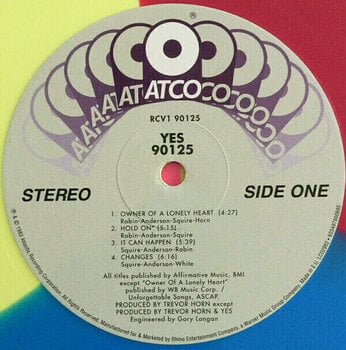Disco in vinile Yes - 90125 (LP) - 5